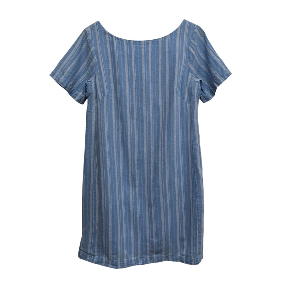By Anthropologie Cape May Mini Dress‎ Women 10 Shift Bow Preppy Coastal